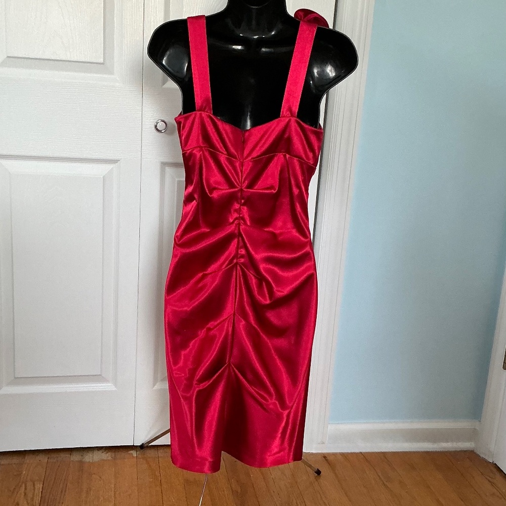 XSCAPE Red cocktail dress SIZE 6 - Picture 3 of 3